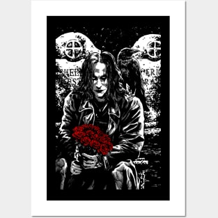 The Crow brandon lee 94 1994 goth mime emo Posters and Art